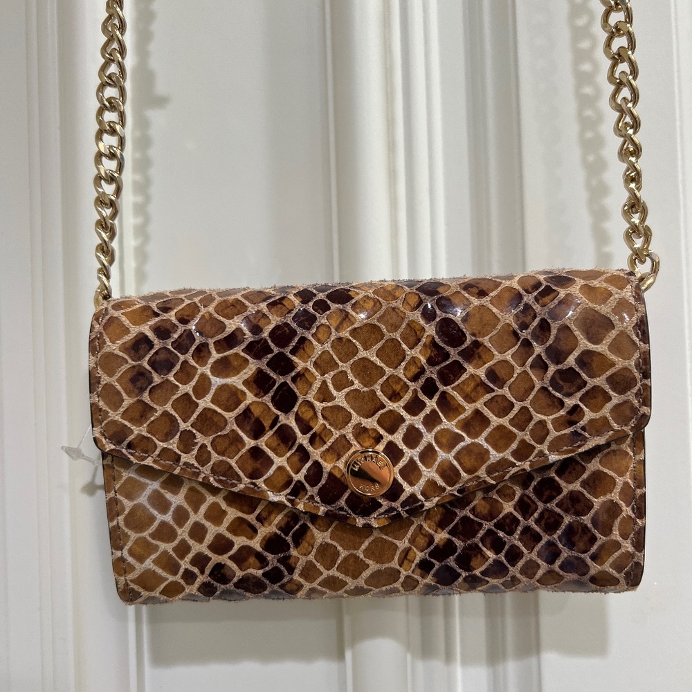 Michael Kors snake crossbody purse